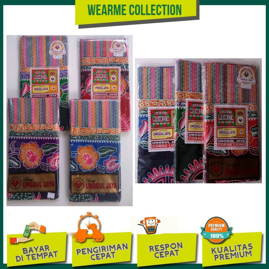 Kain Gendongan Samping Bayi Tradisional Jarik Batik Mahkota Unggul Jaya Motif Liong Ukuran 225 x 100