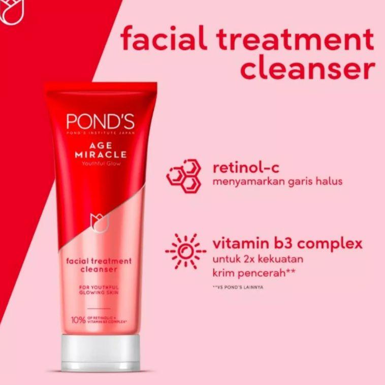 Premium Ponds Age Miracle Facial Foam 100 gr | Sabun Cuci Muka 09X