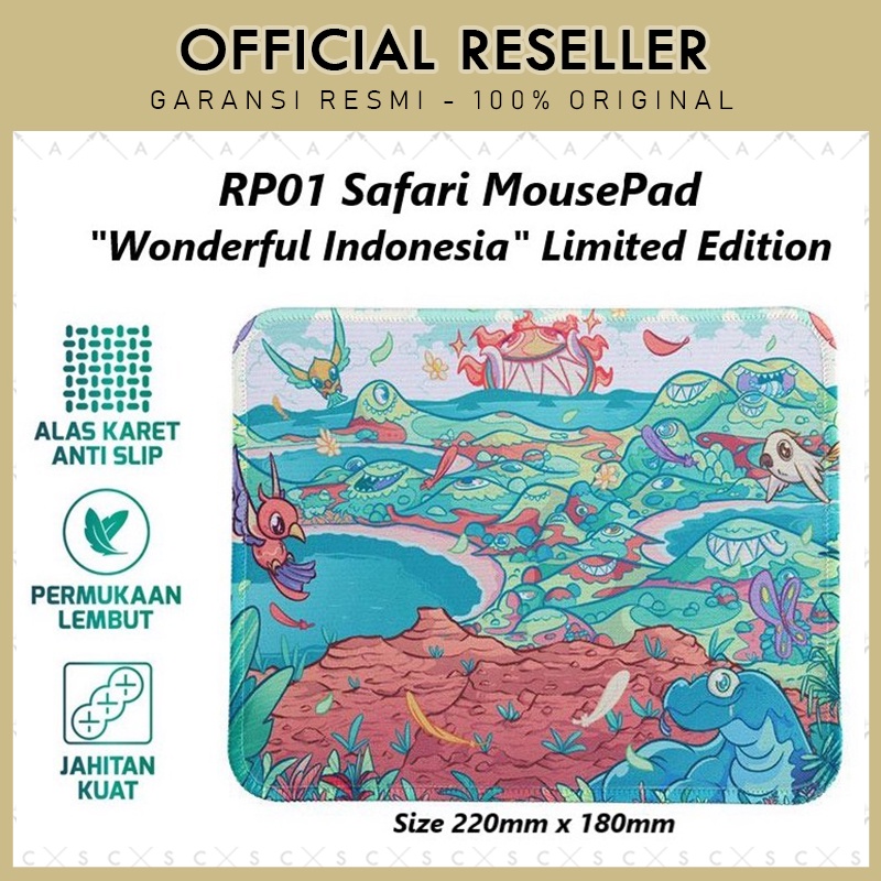 MousePad Robot RP01 Safari - Robot MP01 untuk M330 Mouse Pad