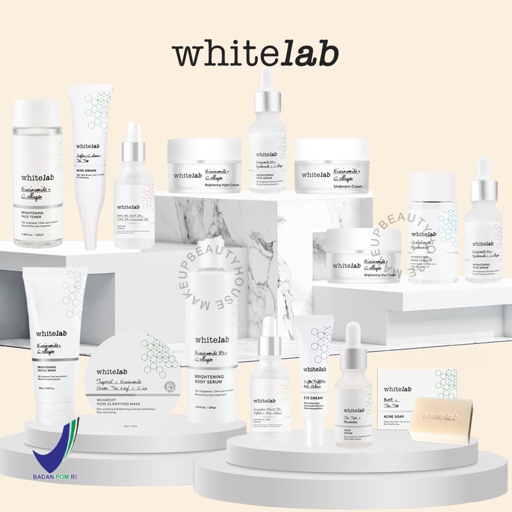 WHITELAB Brightening Series Facial Wash/ Toner/ Cream/ Serum/ Underarm/ Essence/ Mugwort Mask