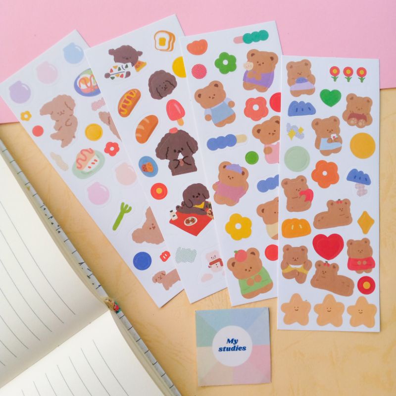 

BEAR STICKER SHEET