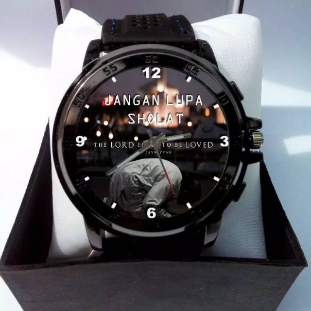 Promo 12.12 Jam Tangan Custom Jangan Lupa Sholat