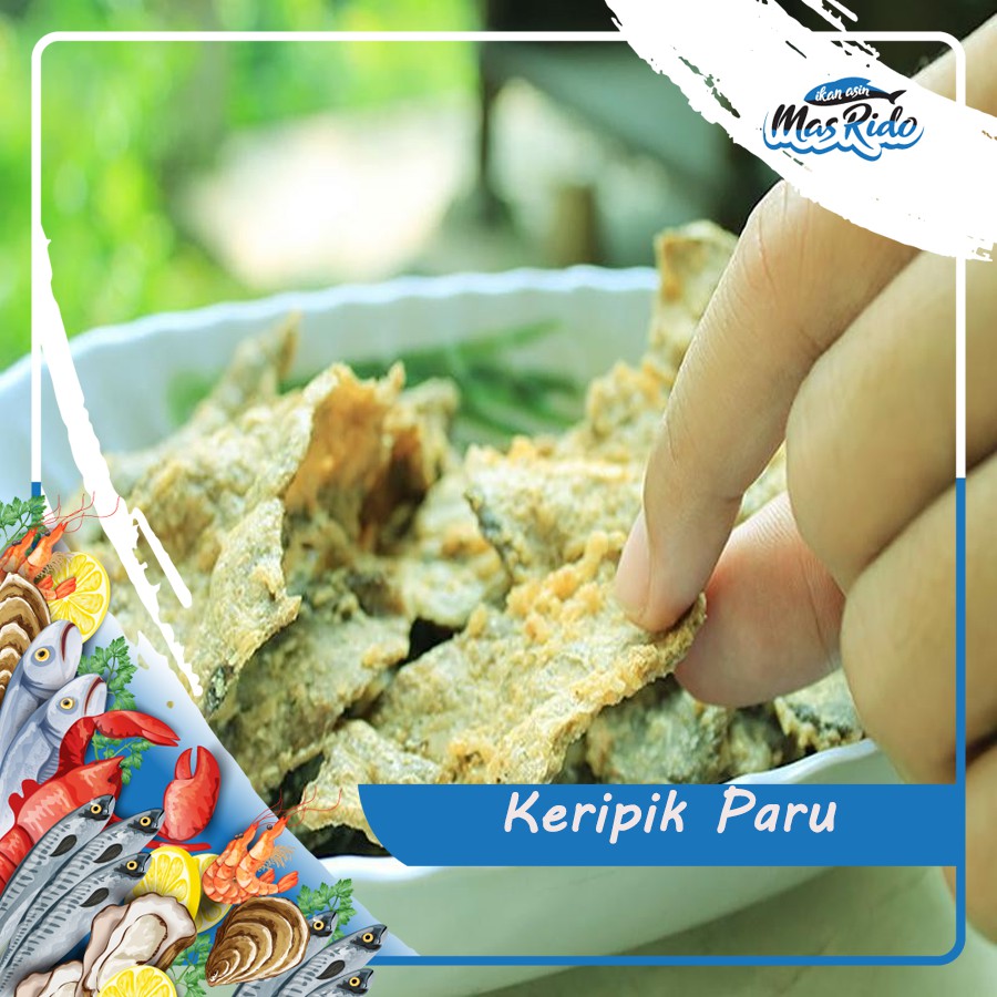 

Kripik Paru Sapi Asli 100Gr Enak Gurih Mantap