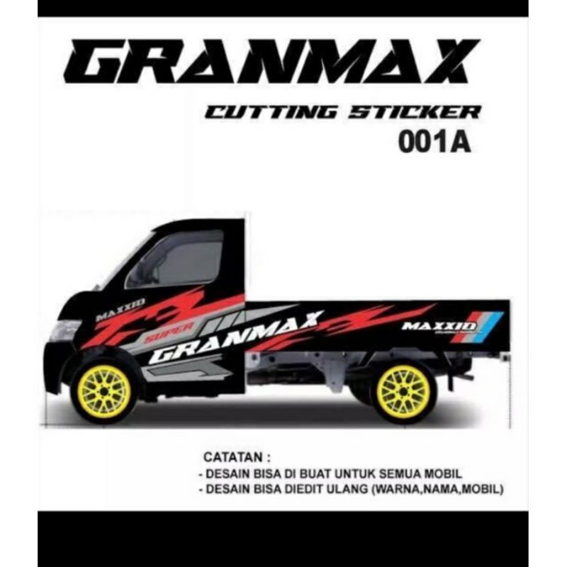 Sticker Body MOBIL GRAND MAX,All PICK UP