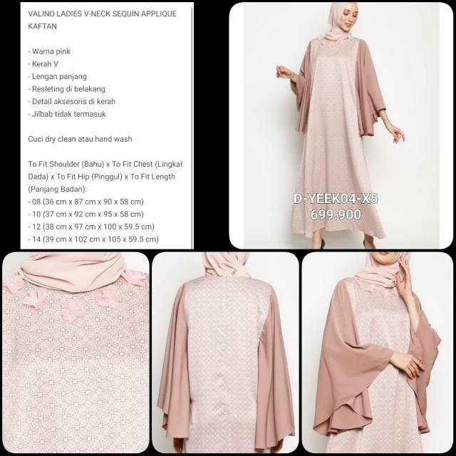 Baju Muslim Wanita Valino Maxy Shopee Indonesia