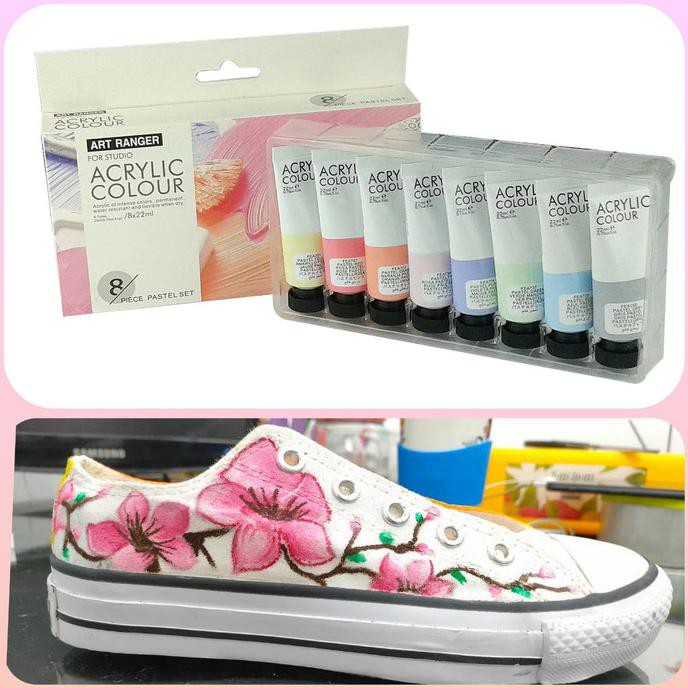 

Set 8 Warna Pastel Art Ranger Acrylic Paint Cat Akrilik - Neon Ready Stok