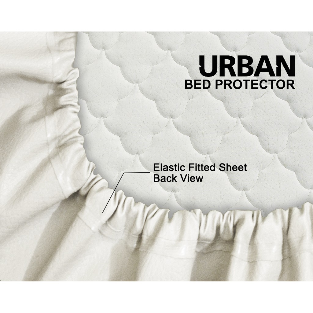 BED PROTECTOR URBAN WATERPROOF UK 90 x 200 ANTI TUNGAU CAIRAN OMPOL