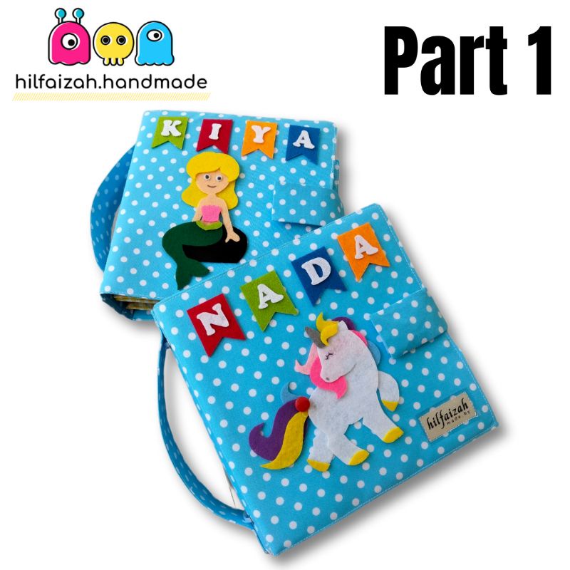

Buku Kain Flanel - Busy Book - Mainan Edukasi Anak - Quiet Book