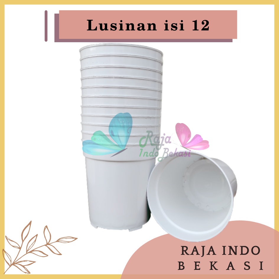 Lusinan Pot Usa Effiel 25 Putih Pot Tirus Tinggi Plastik 20 25 30 Putih Besar Tebal Lusinan Pot Eiffel Eifel Efiel Effiel 25