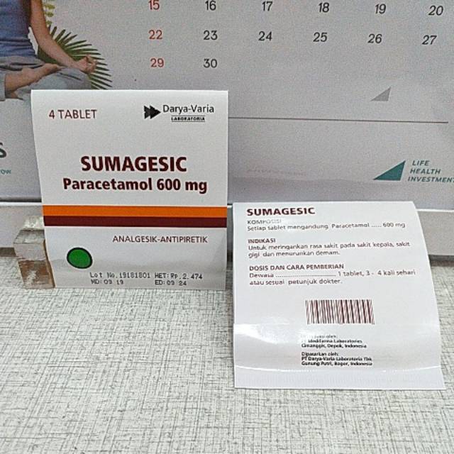 Sumagesic paracetamol 600mg