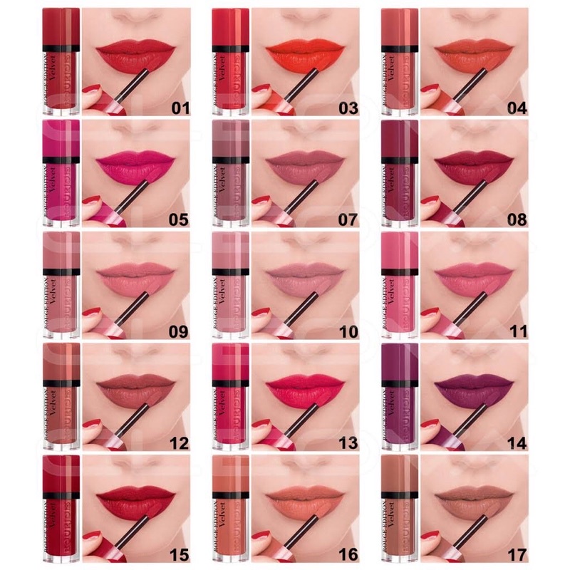 bourjois lipmatte velvet edition