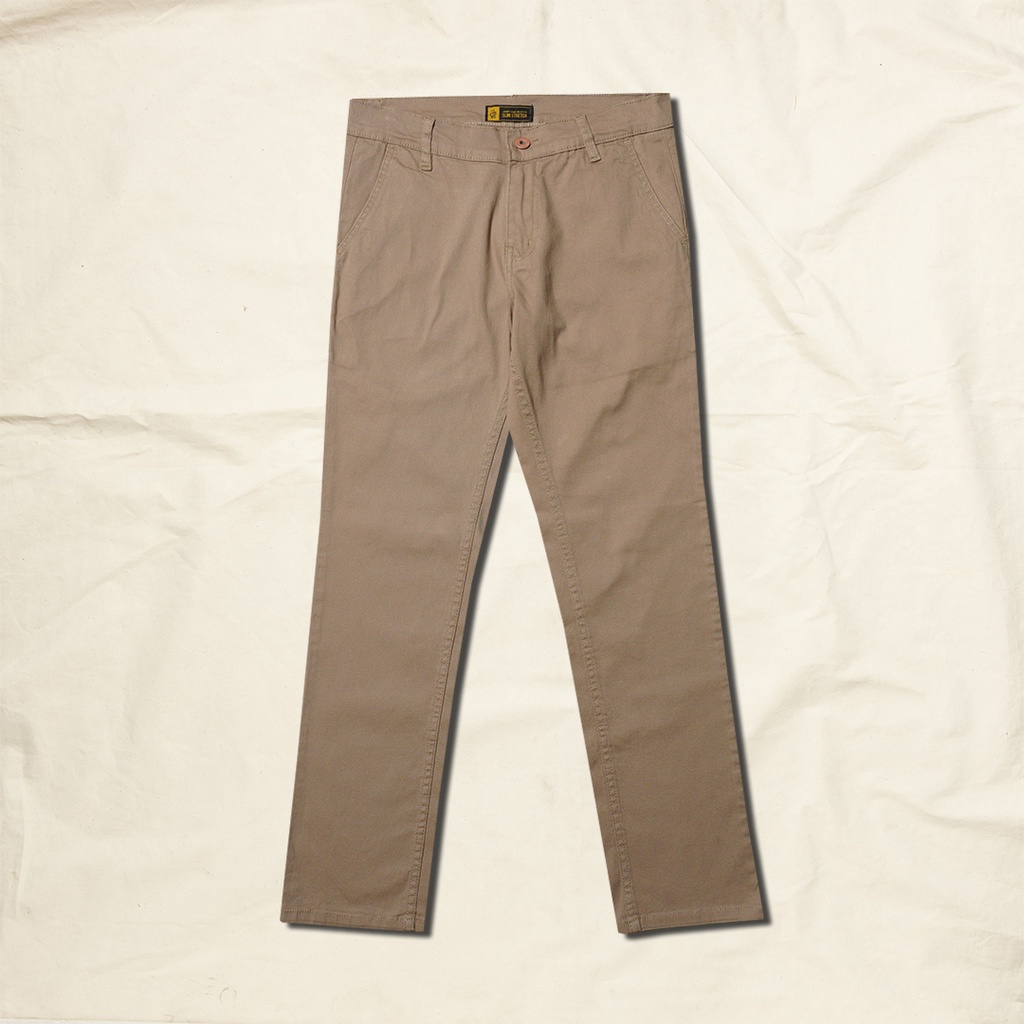 Jimmy and Martin - Basic Slim Stretch Chinos Khaki - S262