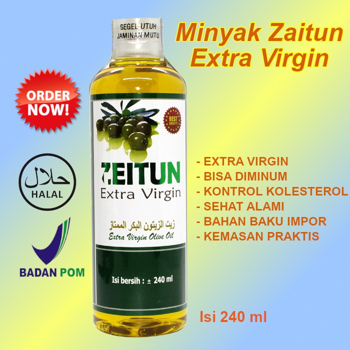 

Minyak Zaitun Ekstra Virgin Murni Misr 240 ml