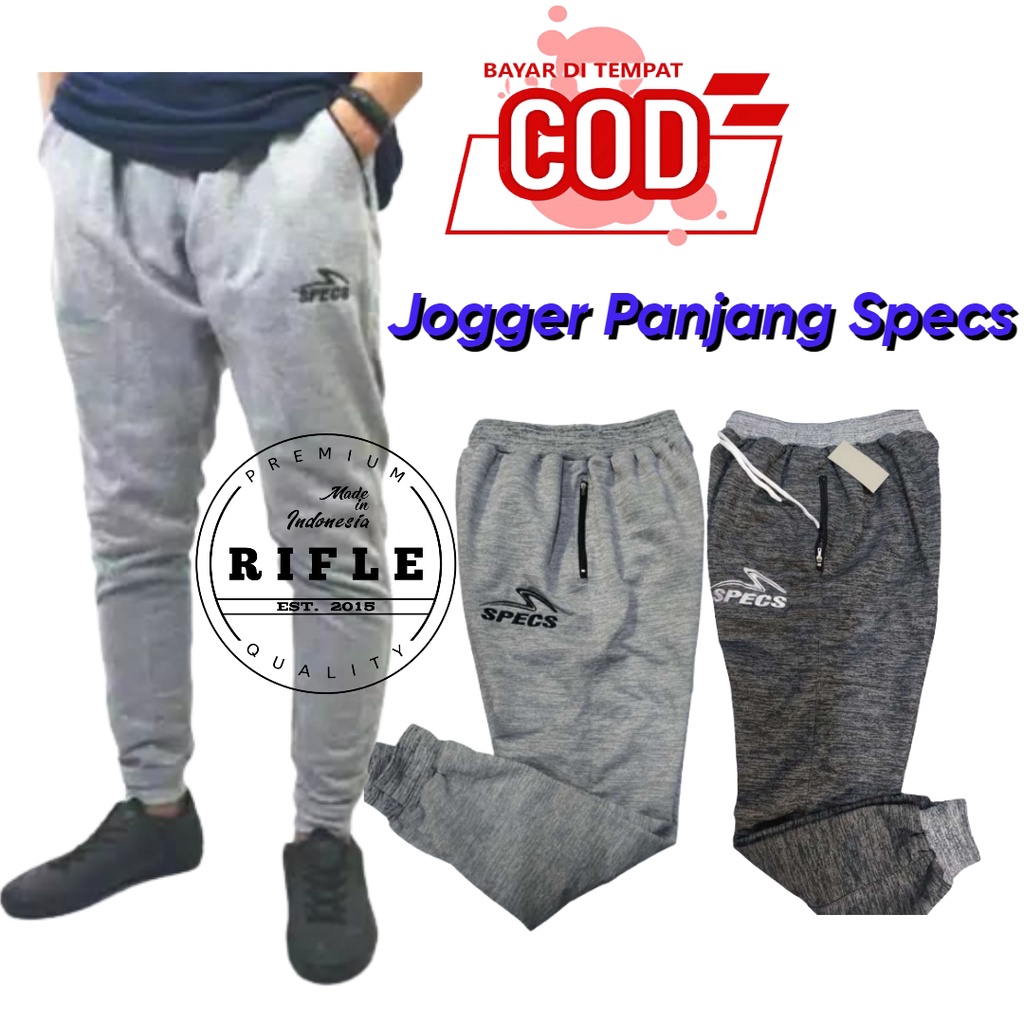 Celana jogger training pria panjang