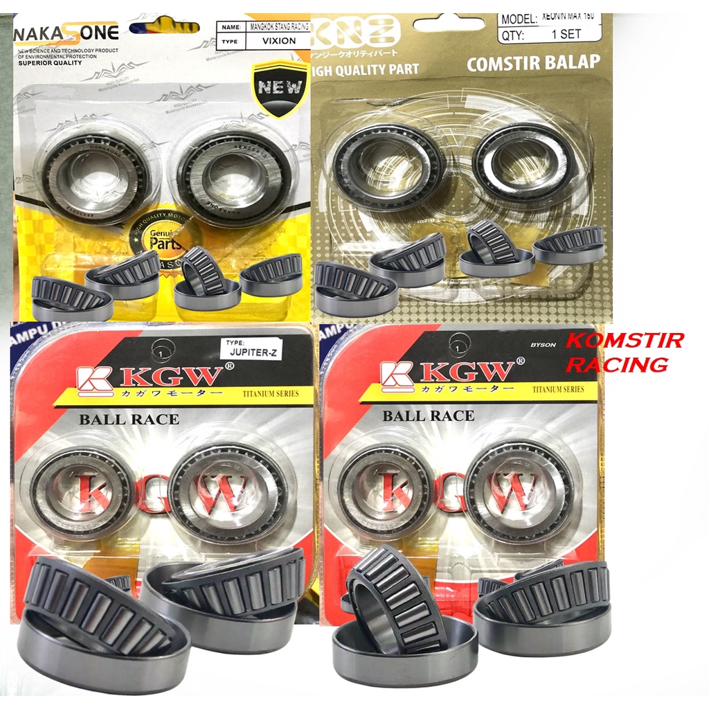 KOMSTIR RACING NMAX-XEON-MX KING 150CC-AEROX-LEXI-MX 135CC-BYSON-VIXION-R15-FIZR-JUPITER-VEGA-MIO-FINO-XRIDE-SCORPIO KOMSTIR RACING BEARING BAMBU RACING