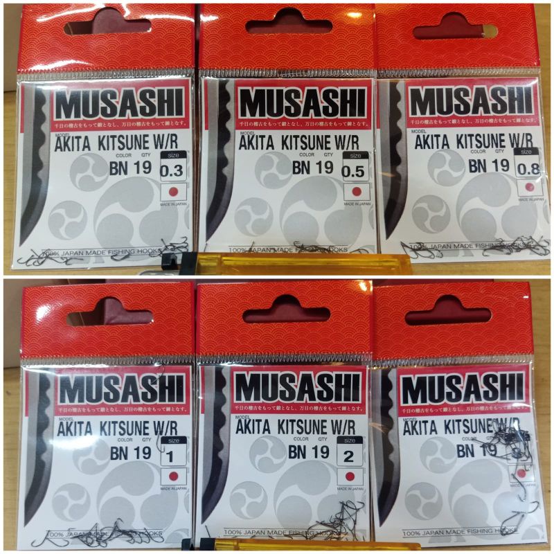 Kail Pancing Musashi Akita Kitsune W/Ring BN