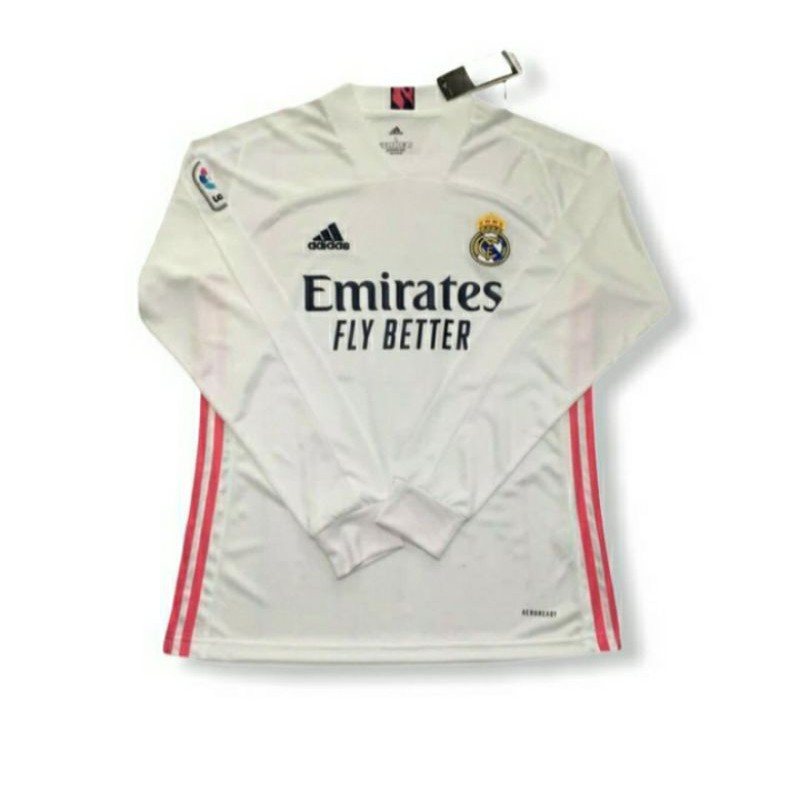 jersey madrid long sleeve home 2021 grade ori