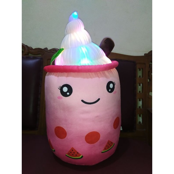 Boneka boba LED/boneka boba ice cream/boneka boba Yelvo/boneka boba semangka/boneka boba ice cream L