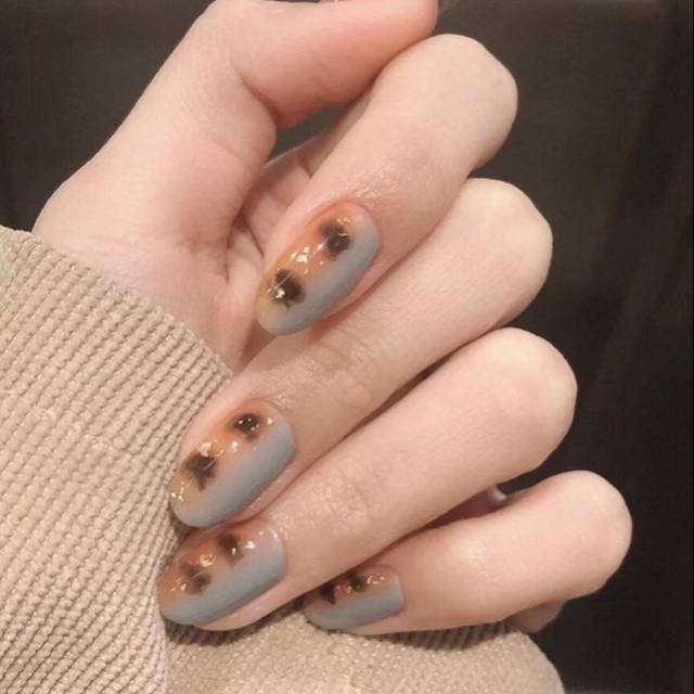 Kuku palsu fake nails kuku 3d kuku wedding Kuku Palsu 3D Nail Art Silver Fake Nails Wedding K100