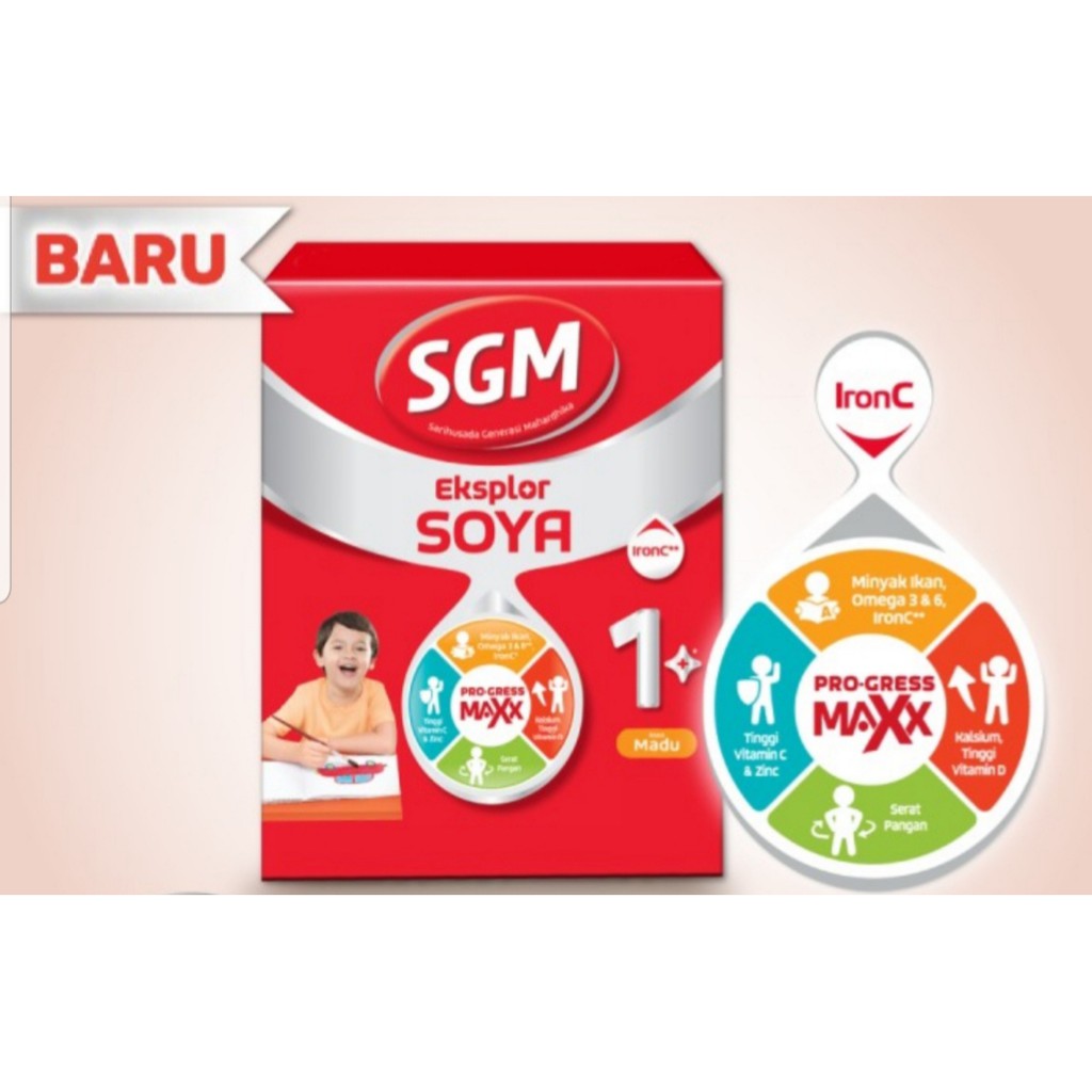 Sgm Soya 1+ Vanila / Madu 400gr / Toko Makmur Online