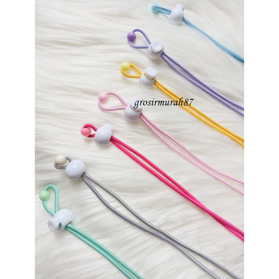 Kalung Tali masker 2 in 1 / Strap mask rantai korea / konektor masker hijab elastis model gantung anting bintang anak dan dewasa