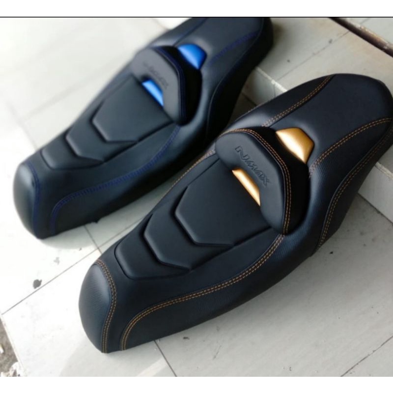 kulit jok motor nmax old nmax 2020 2021 2022 2023 2024 2025 Nmax Turbo custom model eropa. cover jok