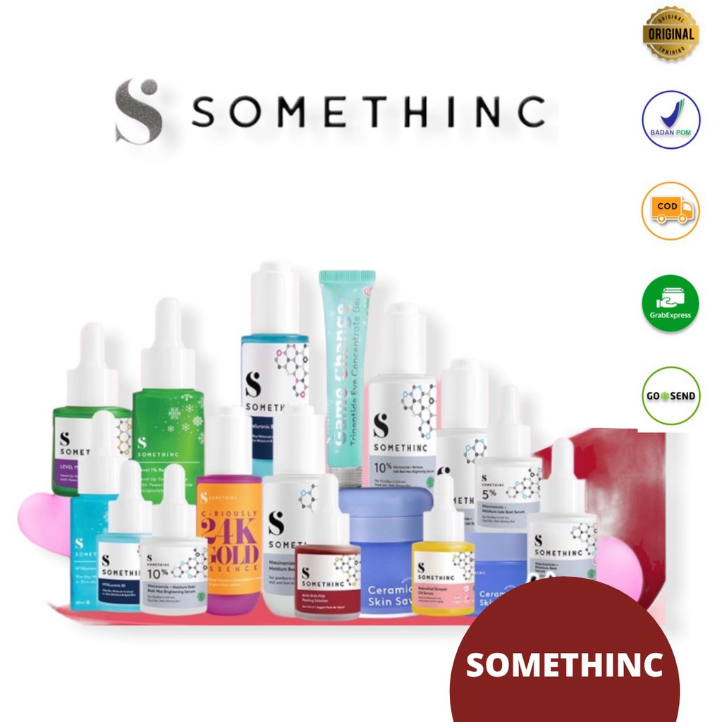 SOMENTHINC  SERUM NIACINAMIDE / SOMETHINC BAKUCHIOL /  SOMETHINC AHA BHA / RETINOL