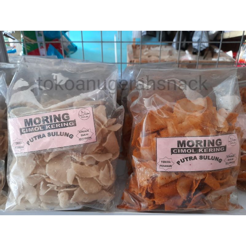 

MORING PEDAS DAN GURIH 250Gr | KERIPIK MORING | CIMOL KERING