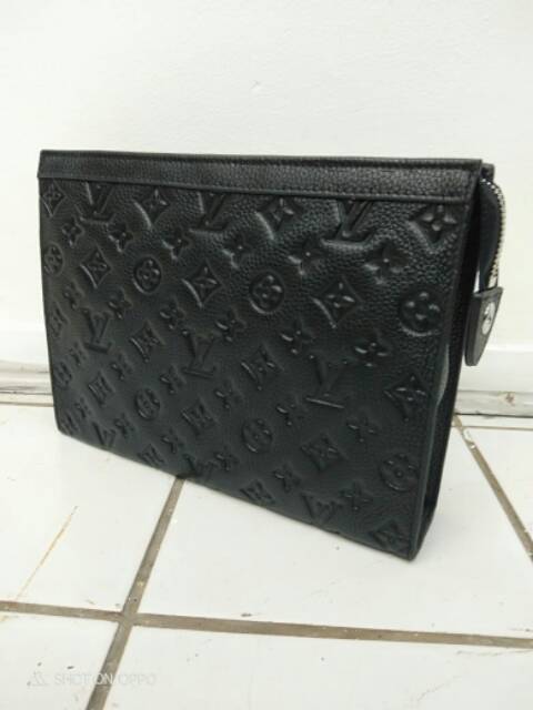 Handbag clucth kulit asli import