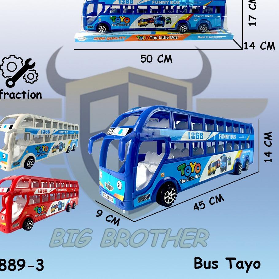Flash Sale - 889-3 Tayo Bus Bis Bes Besar Jumbo Mainan Anak Mobil Mobilan BIGBROTHER .