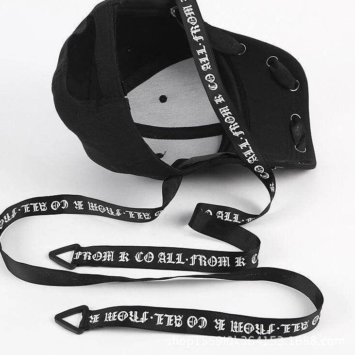 PROMO BESAR (npz-713) Ilhamriof Topi Cowok Keren Import Murah Tali Panjang Visor