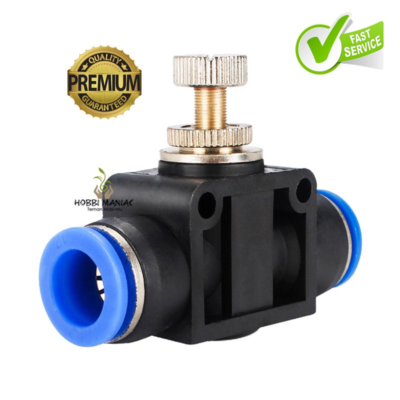 6mm Konektor Keran Valve CO2 DIY Aquascape / Flow Control Valve CO2