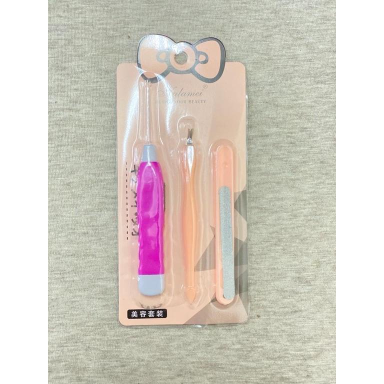 *RM* READY STOK! Set 3in1 alat korek kuping &amp; menicure 3in1