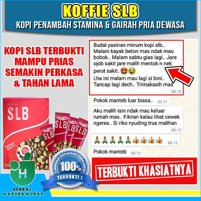 

JAMIN ORI 100% KOPI SLB ORIGINAL 100% BPOM KOPI KUAT TAHAN LAMA - KOFFIE SLB SACHET