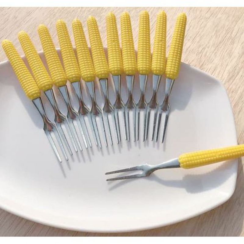 GARPU KECIL JAGUNG STAINLESS / GARPU KUE