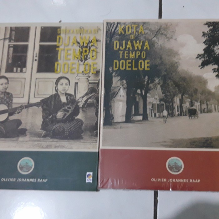 paket 2 buku soeka doeka di djawa tempo doeloe - kota di djawa tempo