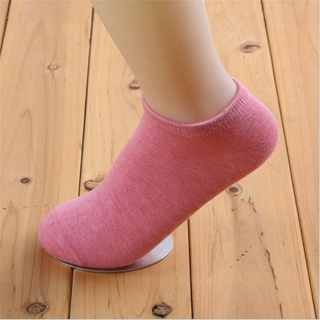 SF - Kaos Kaki Ankle Cute Kaos Kaki Pendek Polos dan Motif Semata Kaki Import Murah Motif Polos-POLOS PINK