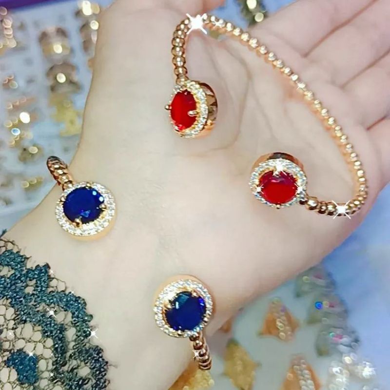 Gelang Batu Permata Lapis Emas