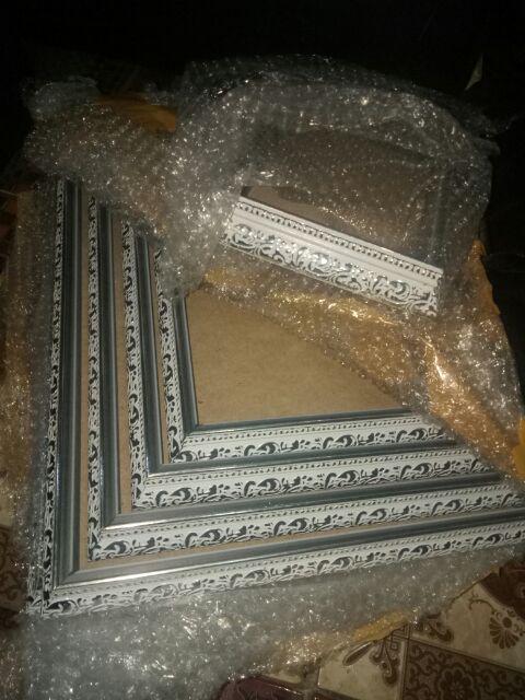 Frame 17x23 Dengan Mika Dan Sudut Hiasan Mika Kotak Hantaran Seserahan Warna Gold Dan Silver