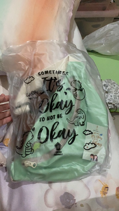 Singingbirdhouse Stegosaurus Bumbag Mint Colour (harga Web)