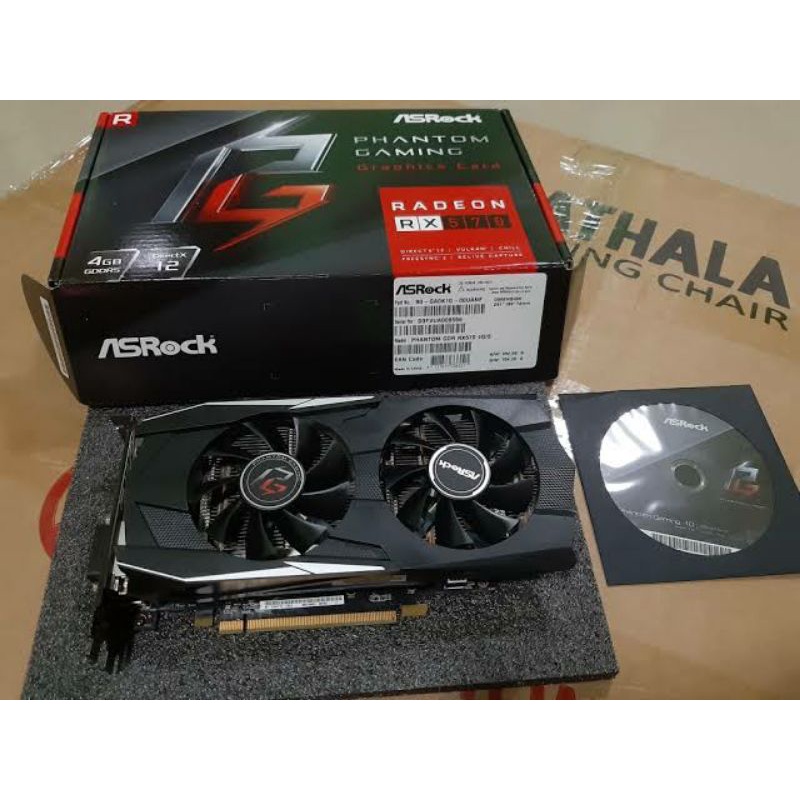 ASROCK RX 570 4GB PHANTOM GAMING bkn RX 470 480 560 1060 1650 1660 1070
