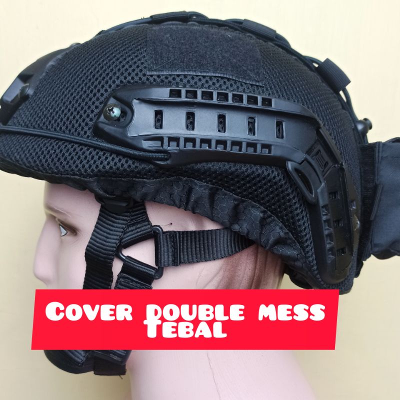 Helm Tactical - helm tactical cover band batery - helm airsoft - helm densus -  Helm Tactical Mich helm tactical cover double mess helm tni helm polisi helm tactical mich 2001