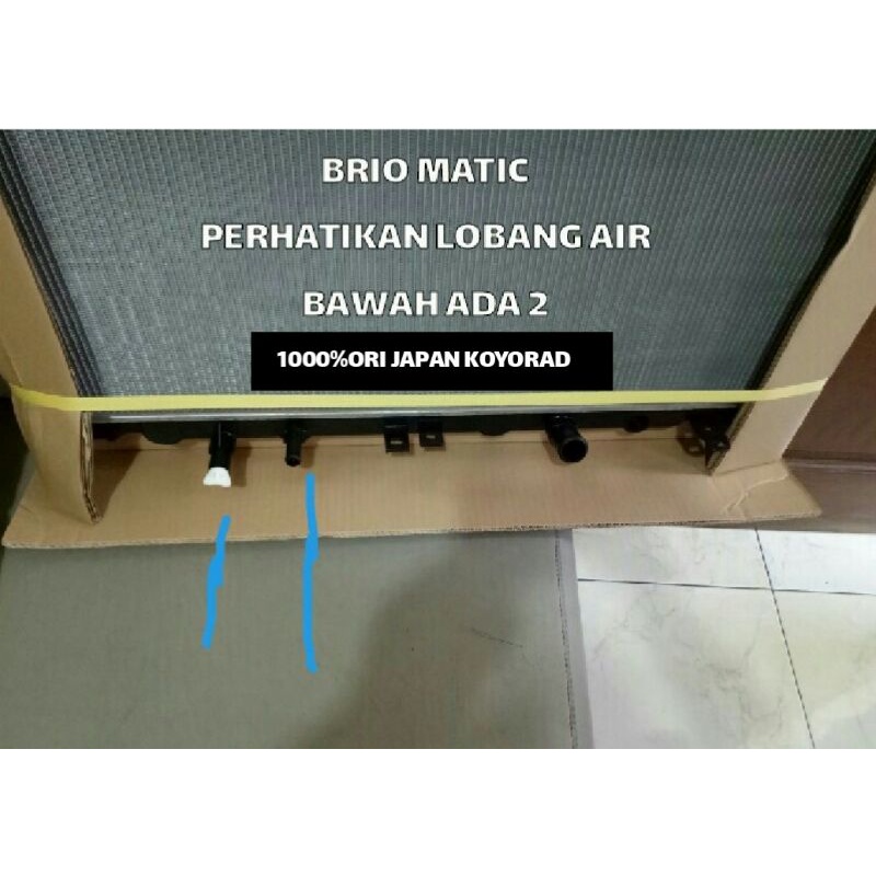 Radiator Brio Satya E CVT MATIC 2015 2016 2017 2018