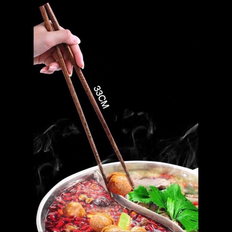 Sumpit ekstra panjang cocok untuk hotpot ｜shabu shabu ｜ xtra jumbo chopstick ｜sumpit masak panjang