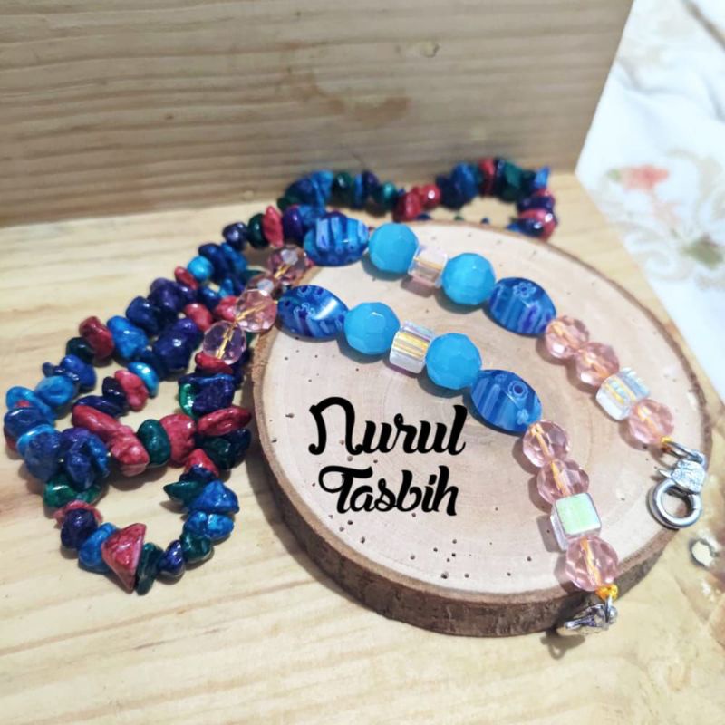 Strap masker cantik dihiasi Swarovski asli