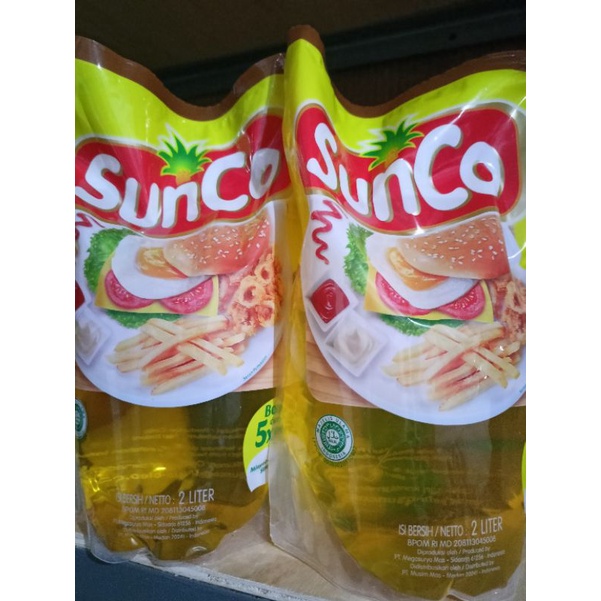 

Sunco minyak goreng 2 liter pouch