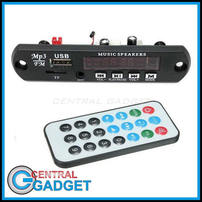 Modul Tape Bluetooth Audio MP3 Player Mobil dengan USB+TF Card Slot