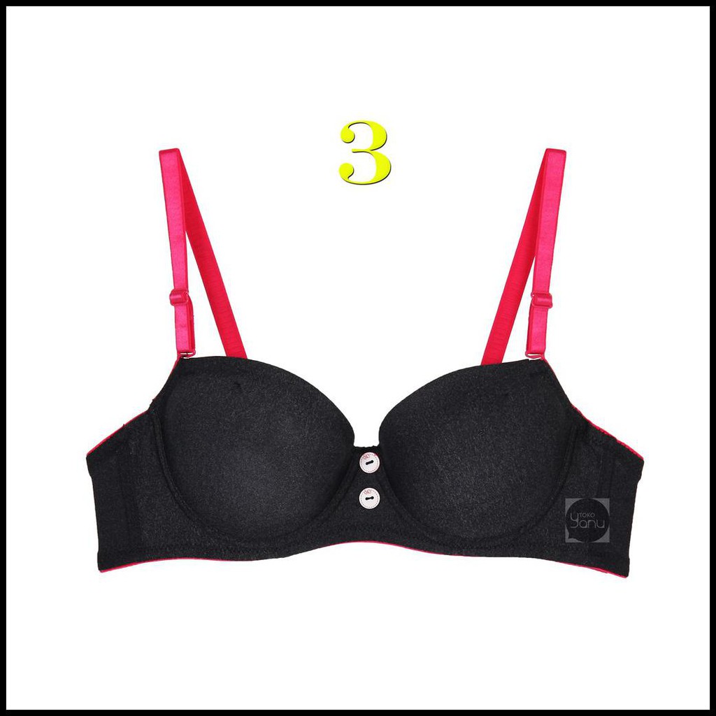 Scalen Size 34B 38B Push Up Bra Kawat Scalen 1213 Bra Bahan Kaos