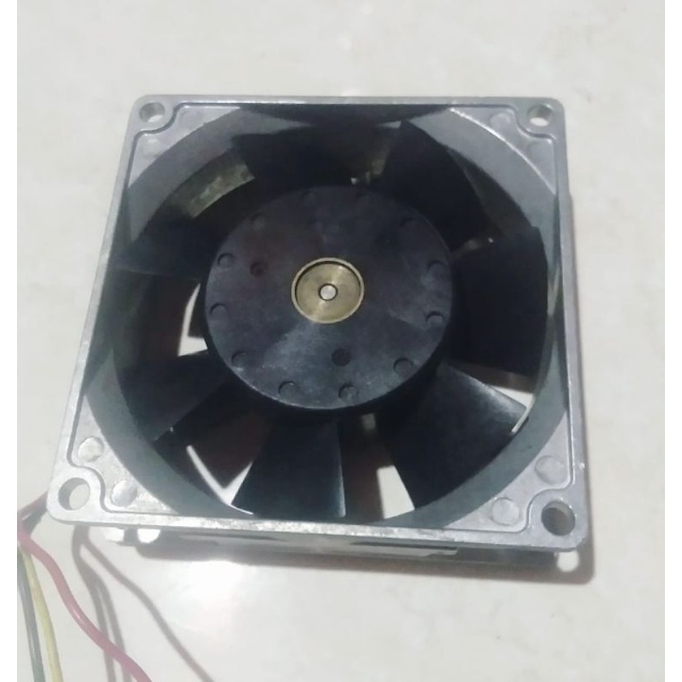 kipas fan Sanyo denki body diral fan DC 48v 0'09a ukuran 8cm plus tutup