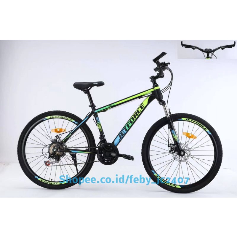 Interbike Jet Force Sepeda Gunung Mtb ukuran 26 inch 7 speed-5